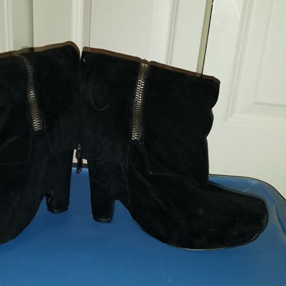 Sam Edelman Tall Black Zip-up Boots